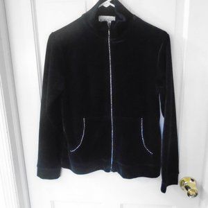 Girl's Kaktus Black Velvet Jacket Size S